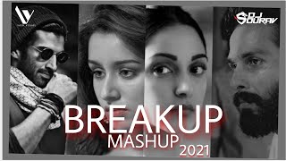 Breakup Mashup 2021  Dj Sourav X Yash Visual  Breakup [upl. by Ellehcem]