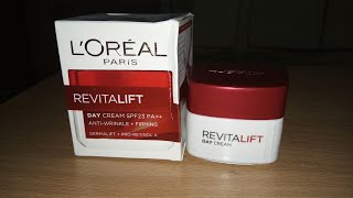 Review of Loreal Paris Revitalift Day Cream SPF 23 PA [upl. by Aerdua]