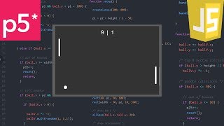 A Game A Day 1  JavaScript Pong [upl. by Sirhc65]