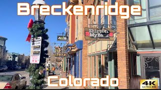 Breckinridge Colorado  City Tour amp Drive Thru [upl. by Reifnnej]