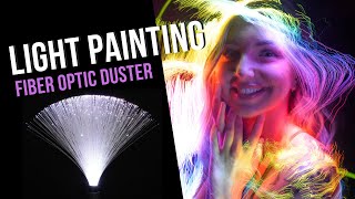 Fiber Optic Duster Light Painting Demo  Feat lightcrafterartistry [upl. by Enelyar701]