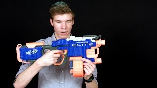 Nerf Elite Hyperfire Review and Shooting [upl. by Green]