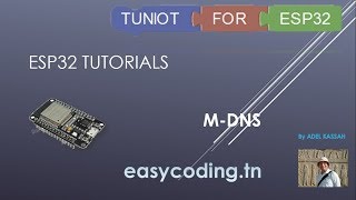 ESP32 tutorial B04 the mDNS protocol [upl. by Notled]