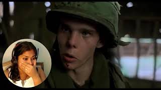 SO SAD Platoon Movie Reaction  Platoon First Time Watching  Vietnam War Movie Reaction [upl. by Arrac197]