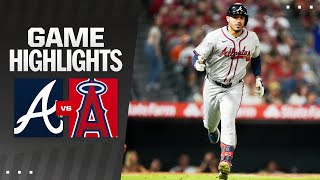 Braves vs Angels Game Highlights 81724  MLB Highlights [upl. by Analli754]