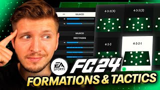 BEST FORMATIONS amp TACTICS IN EAFC 24  Complete META Guide [upl. by Yager308]