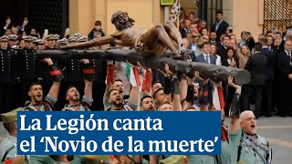 La Legión canta el Novio de la muerte ante la Reina Sofía en Málaga [upl. by Relyks247]