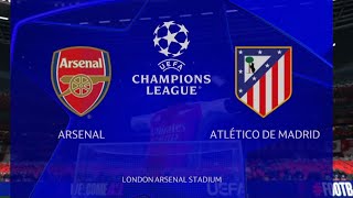 EA SPORTS FC25 UCL Semi Final Arsenal VS Atlético de Madrid 1leg [upl. by Haonam]