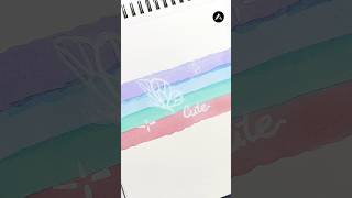 Easy butterfly art art artist drawing shorts painting satisfying [upl. by Pelson]