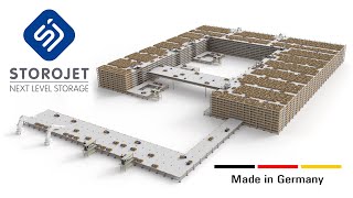 STOROJET automatisches Lager und Kommissioniersystem  Made In Germany [upl. by Enrobso264]