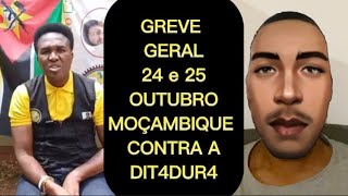 MOÇAMBIQUE  VM7 ANUNCIOU GREVE GERAL EM MOÇAMBIQUE CONTRA A DITADURA [upl. by Esinwahs]