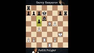 Judit Polgar vs Garry Kasparov  RussiaAll World 2002 [upl. by Sandro104]