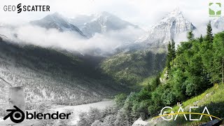 Making Huge Realistic 3D Environments  Blender [upl. by Nuaj603]