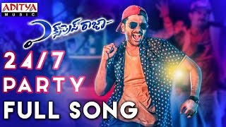 247 Party Full Song  Express Raja Songs  Sharwanand Surabhi Merlapaka Gandhi [upl. by Enomrej]