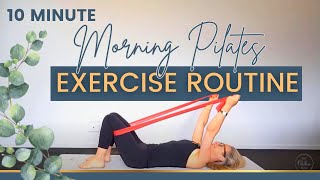 10 MIN QUICK MORNING PILATES WORKOUT ROUTINE [upl. by Richman613]