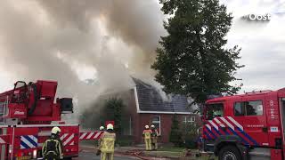 Brand in huis in Ootmarsum onder controle [upl. by Japheth164]