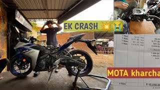 Ek CRASH 💥 mota KHARCHA😭 [upl. by Enrique]