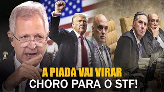 MINISTROS DO STF FAZ PIADA COM A VITÓRIA DE TRUMP E O DESESPERO FICA ESCANCARADO PARA O MUNDO [upl. by Forster468]