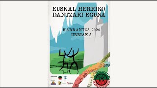 Euskal Herriko Dantzari Eguna 2024 ZUZENEKO EMISIOA [upl. by Yasmeen]