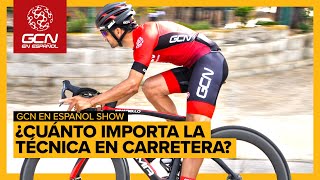 ¿Cómo de importante es la Técnica en un Ciclista de Carretera  GCN en Español Show 116 [upl. by Akitan]