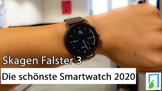 Skagen Falster 3  Unboxing amp Einrichtung der schönsten Wear OS Smartwatch 2020  deutsch [upl. by Monarski]