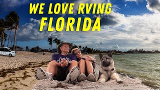 Why We Love RVing Florida 5 Great Camping Spots [upl. by Nimzaj]