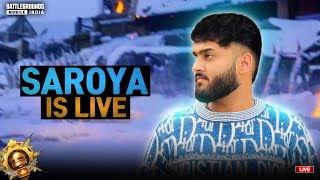 😱DUO VS SQUAD  BGMI 35 UPDATE🔥🤯  SAROYAisLIVE bgmi bgmilivecustom [upl. by Ydnas]