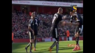 Lénorme frappe de Adlène Guedioura Arsenal v Watford 13 03 2016 HD [upl. by Semmes]