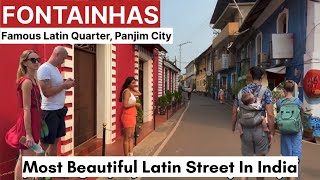 Fontainhas Goa  EP 3  Frontispiece of sanchole  Latin Quarter Panjim City  Goa [upl. by Erick]