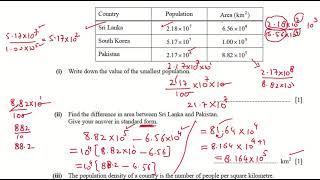 Lesson 8 Maths 4024 O Level Topic Standard Form Past Papers Questions Q 171819 [upl. by Normalie]