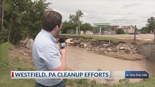 Westfield Pa recovering after Fridays storm [upl. by Mannes]