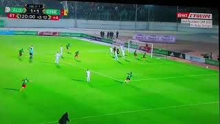 BARRAGE MONDIAL QATAR 2022  MATCH CAMEROUNALGERIE  LE BUT DE LA VICTOIRE [upl. by Pinelli]