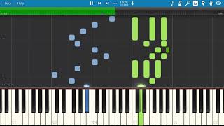 Incoherent  Satsuriku no Tenshi「殺戮の天使OST」 Synthesia Tutorial [upl. by Norad]