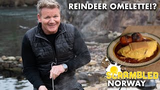 Gordon Makes An Omelette In Norway WithReindeer Sausage  Scrambled [upl. by Beghtol]