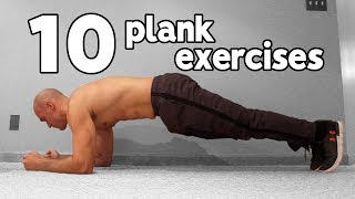 Planks For Beginners  Proper Form  10 Plank Exercises [upl. by Gile]