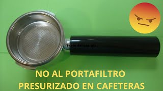 no al portafiltro presurizado en cafeteras 😠 [upl. by Salzhauer628]