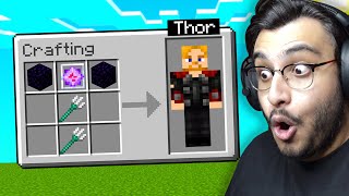 I BECAME THOR IN MINECRAFT  RAWKNEE [upl. by Nnaasil57]