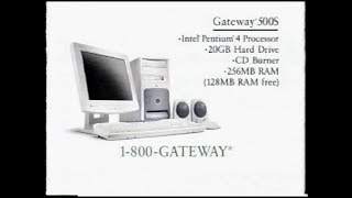 Gateway 500S Computer Commercial 2001 [upl. by Elimay]