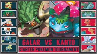 GALAR vs KANTO  Starter Pokémon Tournament Battle 2 [upl. by Ahsinej719]