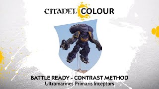 How to Paint Battle Ready Ultramarines Primaris Inceptors – Contrast Method [upl. by Rhine339]