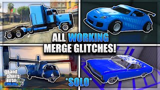 SOLO GTA 5 ALL WORKING CAR MERGE GLITCHES AFTER PATCH 168 F1BENNYS MERGE GLITCH GTA ONLINE [upl. by Akihsay311]