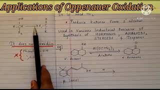 Applications of Oppenauer Oxidation [upl. by Jennee610]