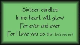 Sixteen Candles Karaoke [upl. by Carmina]