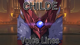 Childe Weekly Boss  Voice Lines  Genshin Impact [upl. by Immij]