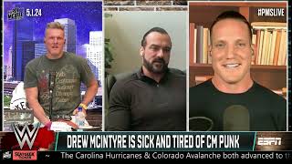 Drew McIntyre is FED UP 😮 Scottish Warrior calls out WWE Michael Cole amp more  The Pat McAfee Show [upl. by Eedeed]