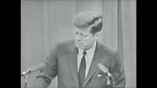 November 14 1963  Clip from President John F Kennedys last News Conference [upl. by Patrich]