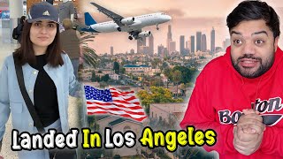 Left New York And Landed In Los Angeles 😍🇺🇸  United Sates Of America Mein Hollywood Ka Shahar 😱 [upl. by Nary]