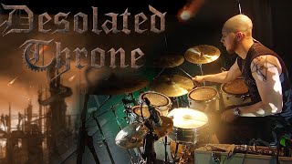 Desolated Throne  Sanctuary Peryton Live Drum Playthrough [upl. by Nroht477]