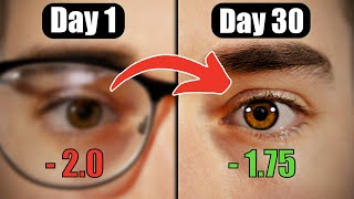 Do Eye Exercises Actually Work I Tried for 30 Days [upl. by Nylle592]