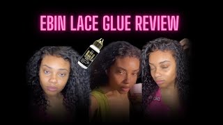 EBIN LACE GLUE REVIEW [upl. by Waddington160]